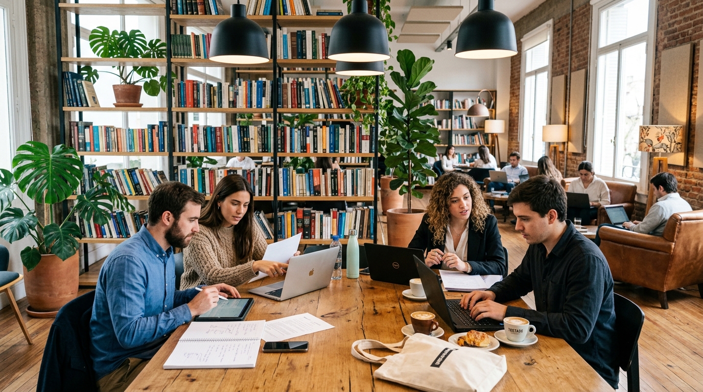 Espacio de estudio y coworking en Palermo Soho